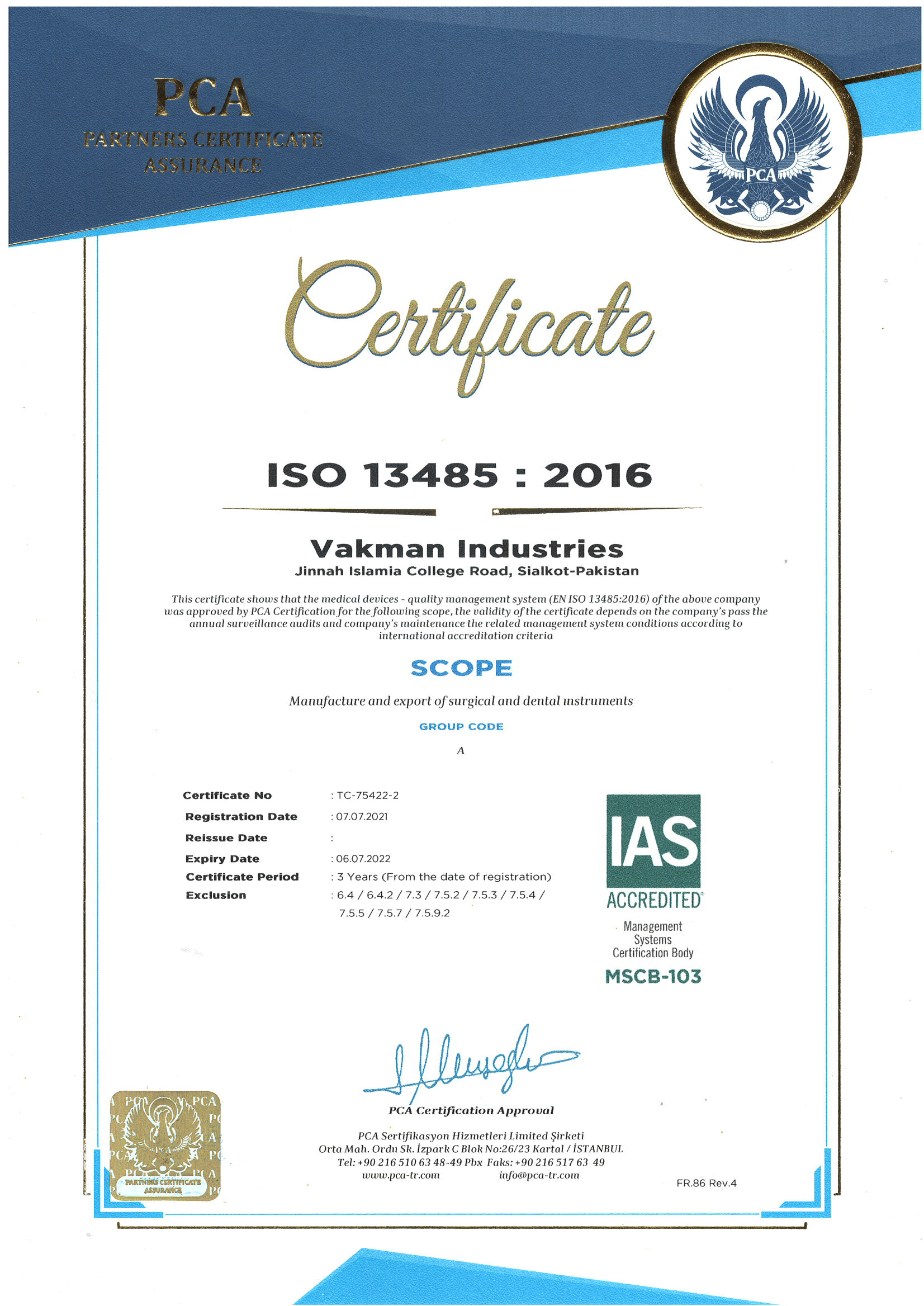ISO 13485